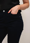 CRO Jeans Vera Capri Jeans, Navy