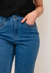 CRO Jeans Vera Capri Jeans, Denim Blue