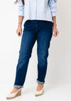 CRO Vera Wide Leg Jeans, Medium Blue