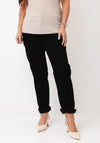 CRO Jeans Vera Slim Leg Jeans, Black