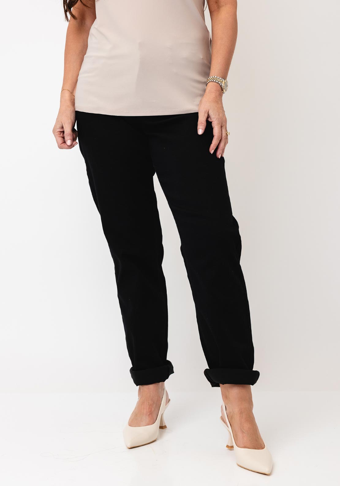 CRO Jeans Vera Slim Leg Jeans, Black