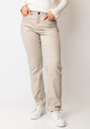 CRO Jeans Vera Slim Leg Jeans, Beige