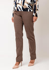 CRO Vera Slim Leg Jeans, Light Brown