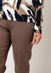 CRO Vera Slim Leg Jeans, Light Brown