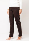 CRO Jeans Vera Slim Leg Jeans, Brown