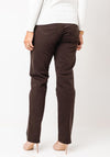 CRO Jeans Vera Slim Leg Jeans, Brown