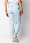 CRO Jeans Vera Slim Leg Jeans, Light Blue