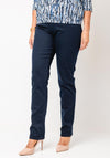 CRO Jeans Vera Slim Leg Jeans, Navy