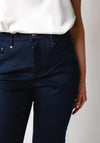 CRO Jeans Vera Slim Leg Jeans, Navy