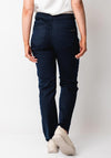CRO Jeans Vera Slim Leg Jeans, Navy