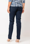 CRO Jeans Vera Slim Leg Jeans, Navy