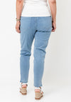 Cro Suzanne Denim Straight Leg Jeans, Light Blue
