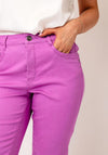 CRO Jeans Suzanne 7/8 Length Jeans, Purple