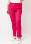 CRO High Rise Straight Leg Jeans, Pink