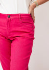 CRO High Rise Straight Leg Jeans, Pink