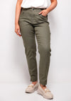 CRO Jeans Suzanne 7/8 Length Jeans, Khaki Green