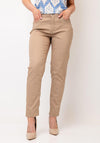 CRO Jeans Suzanne 7/8 Length Jeans, Dark Beige
