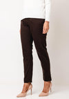 CRO Jeans Suzanne 7/8 Length Slim Leg Jeans, Brown