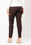 CRO Jeans Suzanne 7/8 Length Slim Leg Jeans, Brown