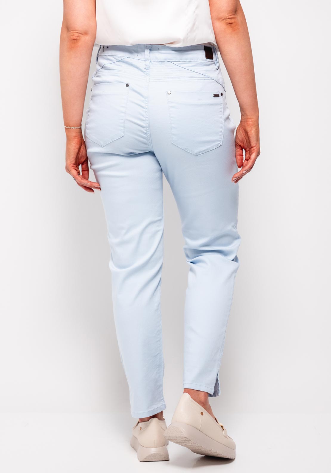 CRO Jeans Suzanne 7/8 Length Jeans, Light Blue