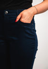 CRO Jeans Suzanne 7/8 Length Jeans, Navy