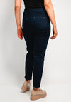 CRO Jeans Suzanne 7/8 Length Jeans, Navy