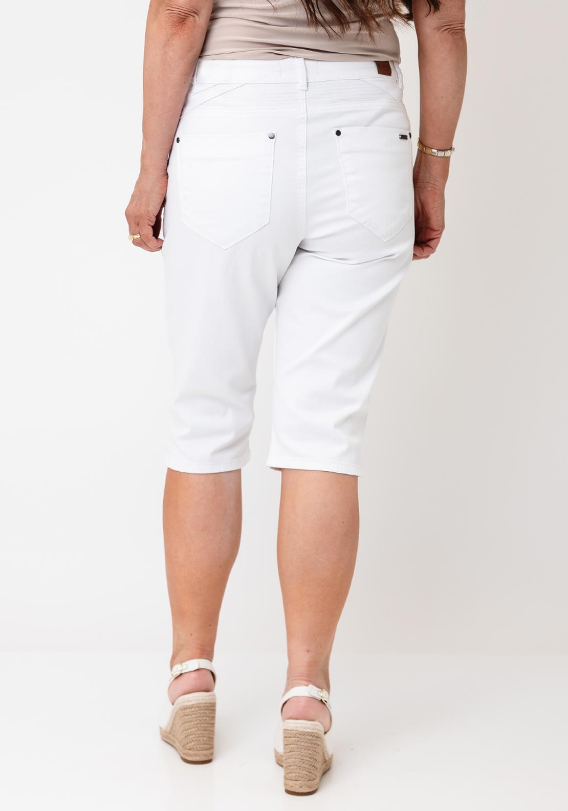 CRO Jeans Suzanne Shorts, White