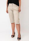 CRO Suzanne Straight Leg Shorts, Light Beige