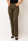CRO Jeans Emma Straight Leg Jeans, Green