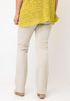 CRO Jeans Magic Fit Flared Jeans, Beige