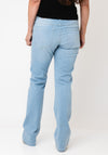 CRO Jeans Magic Fit Flared Leg Jeans, Light Blue