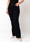 CRO Jeans Magic Fit Flared Jeans, Dark Navy