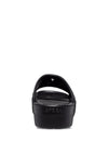 Crocs Womens Classic Platform Slider, Black