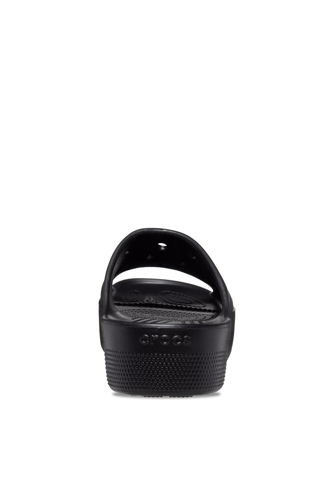 Crocs Womens Classic Platform Slider, Black