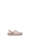 Crocs Toddler Classic Glitter Clog, Quartz Glitter