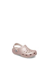Crocs Toddler Classic Glitter Clog, Quartz Glitter