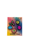 Crocs Jibbitz Sports Neon Patches 5 Pack