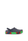 Crocs Kids Off Court Glow Band Clog, Grey Multi