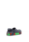 Crocs Kids Off Court Glow Band Clog, Grey Multi