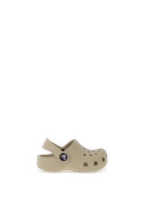 Crocs Toddler Classic Clogs, Bone