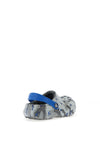 Crocs Kids Classic Lined Camo Clog, Grey Multi