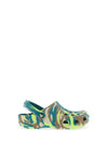 Crocs Kids Classic Marbled Clog K, Limeade Multi