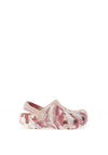 Crocs Kids Classic Marbled Clog, Quartz Pink
