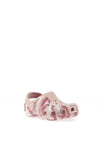 Crocs Kids Classic Marbled Clog, Quartz Pink