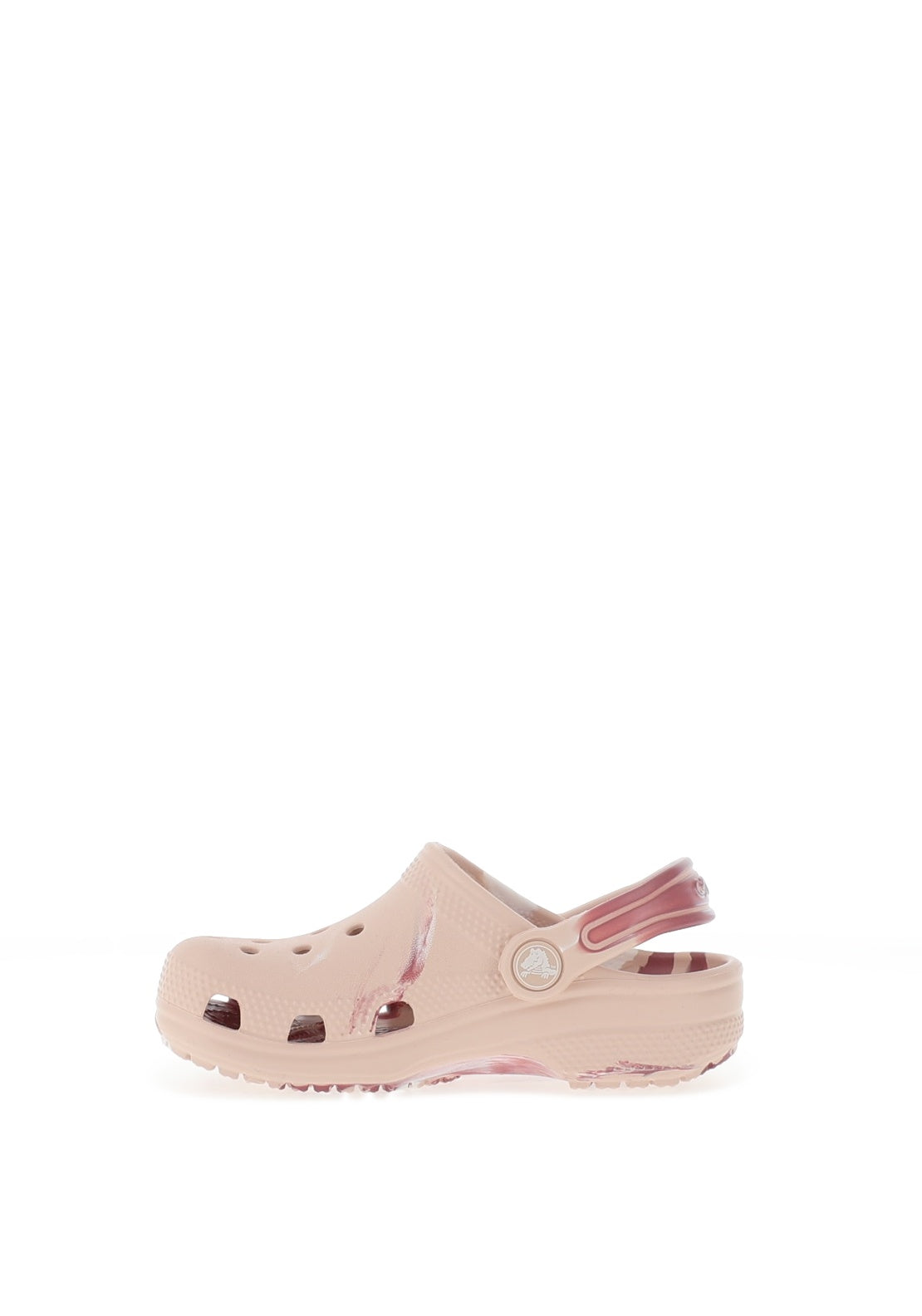 Crocs Kids Classic Marbled Clog, Quartz Pink