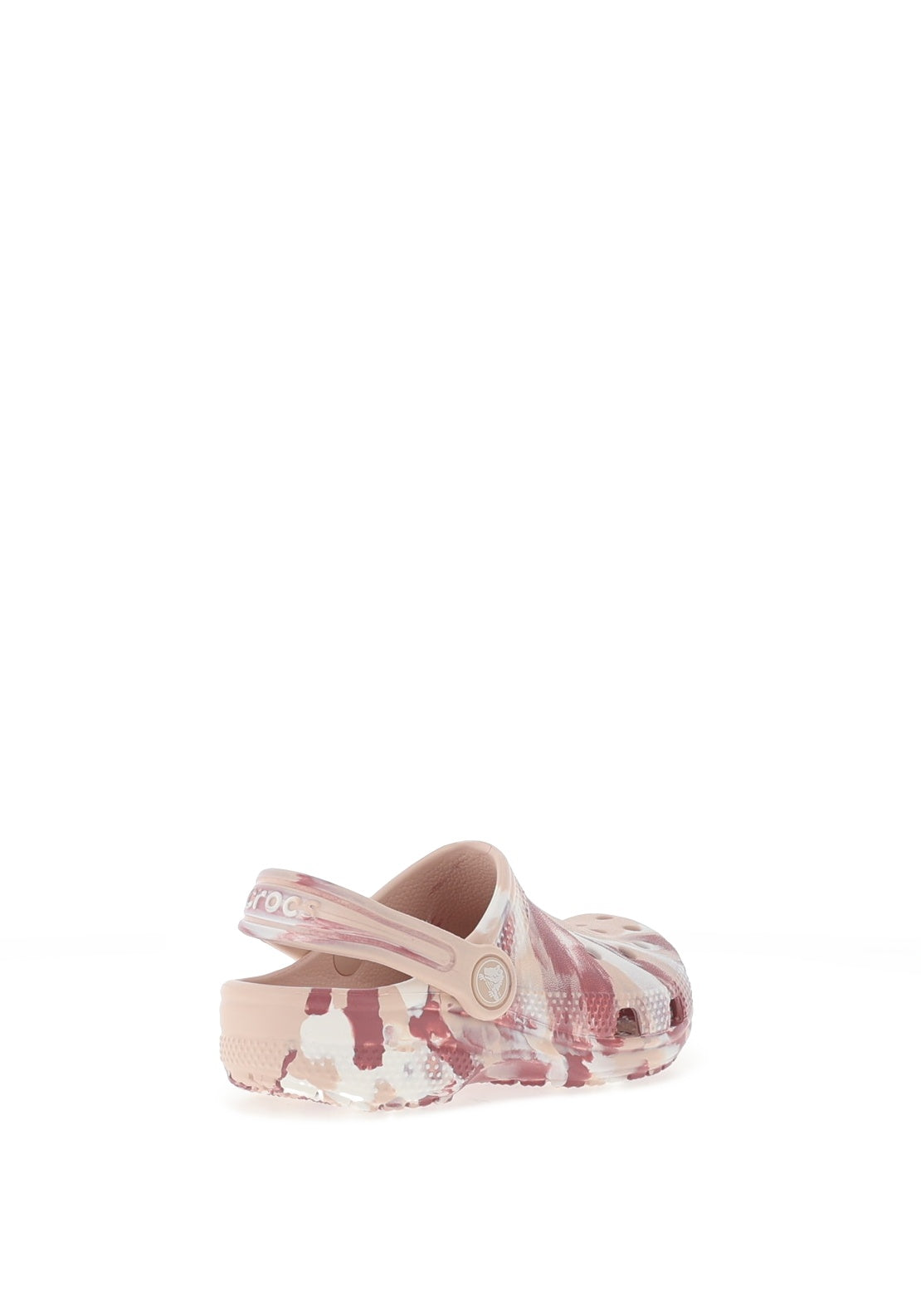 Crocs Kids Classic Marbled Clog, Quartz Pink