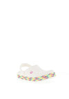 Crocs Kids Crocband Gem Band Clog, White