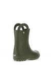 Crocs Kids Handle It Rain Boot, Green