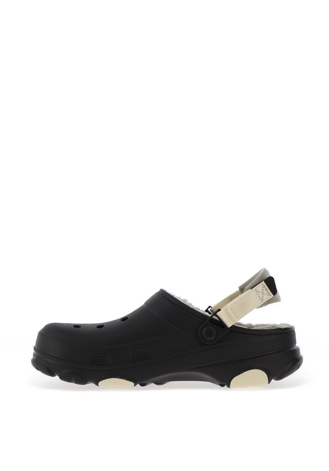Crocs Mens All Terrain Lined Clogs, Black