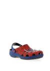 Crocs Men’s Spider-Man Web Clogs, Red & Blue